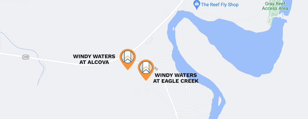 Windy Waters Location Map